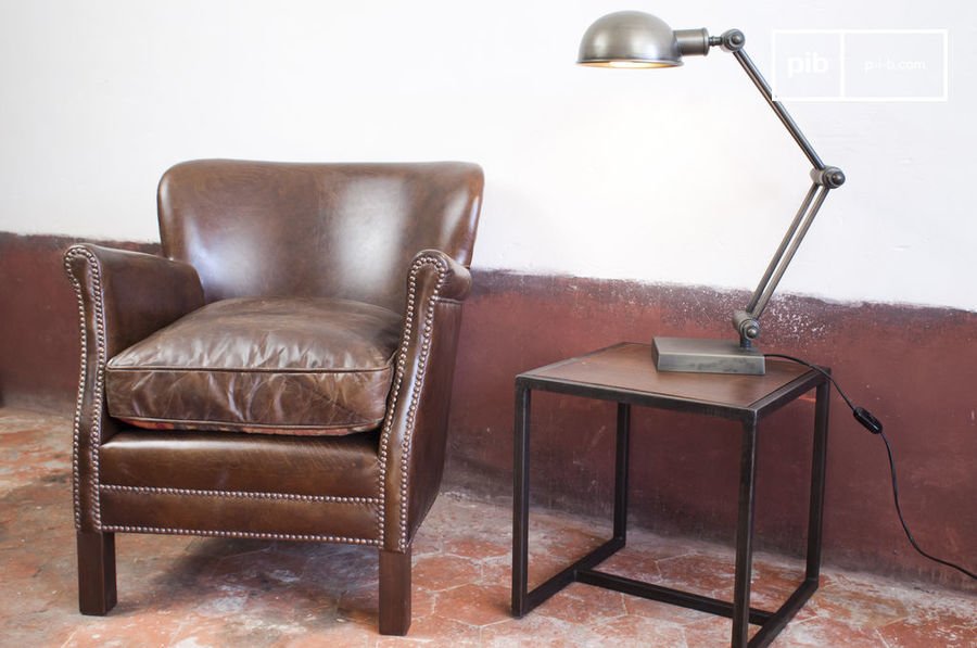 Miroir vintage au design industriel